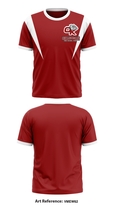 Okanogan High School Cheer 9964188 Short Sleeve Performance Shirt - 1
