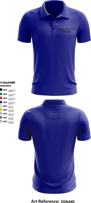 Short Sleeve Performance Polo, Venom Sports Training, Men's Basketball, Teamtime, Team time, sublimation, custom sports apparel, team uniforms, spirit wear, spiritwear, sports uniforms, custom shirts, team store, custom team store, fundraiser sports, apparel fundraiser