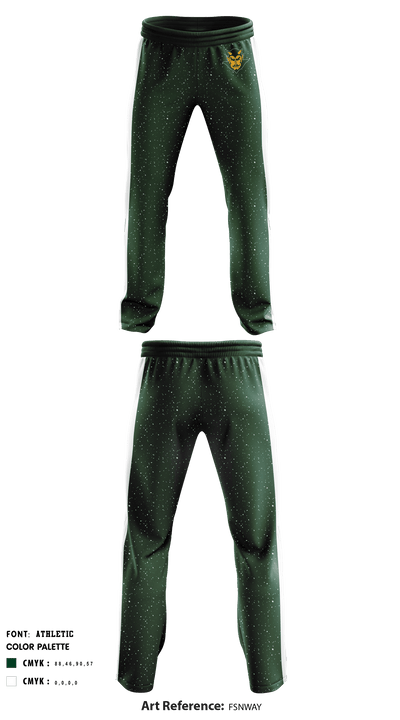 North Adams High School Basketball 43146580 Softball Pants - 1