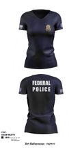 BIA POLICE 54226470 Women's Short Sleeve V-neck Shirt - 2