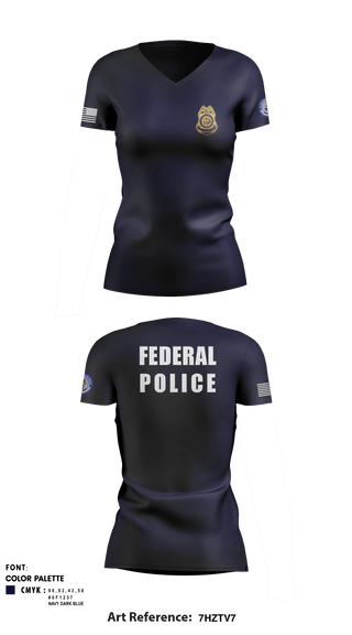 Women's Short Sleeve Vneck Shirt, , Police, Teamtime, Team time, sublimation, custom sports apparel, team uniforms, spirit wear, spiritwear, sports uniforms, custom shirts, team store, custom team store, fundraiser sports, apparel fundraiser