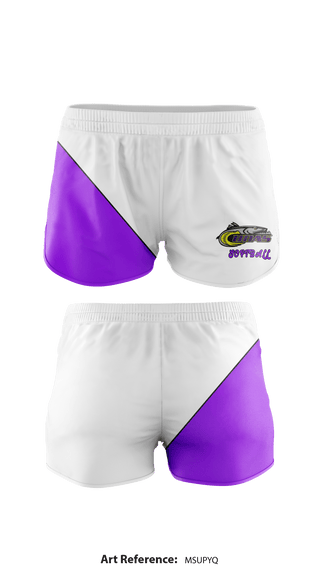 Barracudas Softball 23405135 Track Shorts - 1