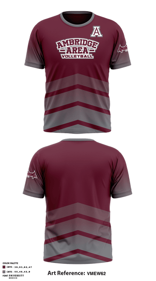 Short Sleeve Performance Shirt, Ambridge Area Senior High School Volleyball, Men's Volleyball, Teamtime, Team time, sublimation, custom sports apparel, team uniforms, spirit wear, spiritwear, sports uniforms, custom shirts, team store, custom team store, fundraiser sports, apparel fundraiser