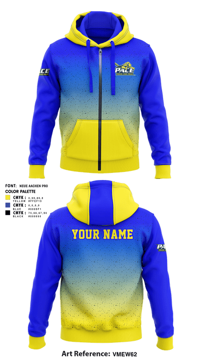 Pace Girls Track & Field 89547709 Zip Hoodie - 1