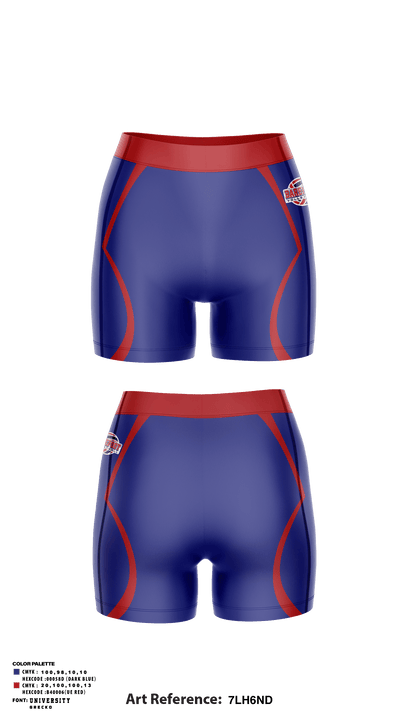 Barefoot Volleyball Club 10143317 Women's Compression Shorts - 2