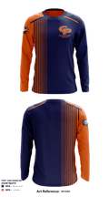 College Place High School Wrestling 60433423 Long Sleeve Rash Guard Shirt - 1