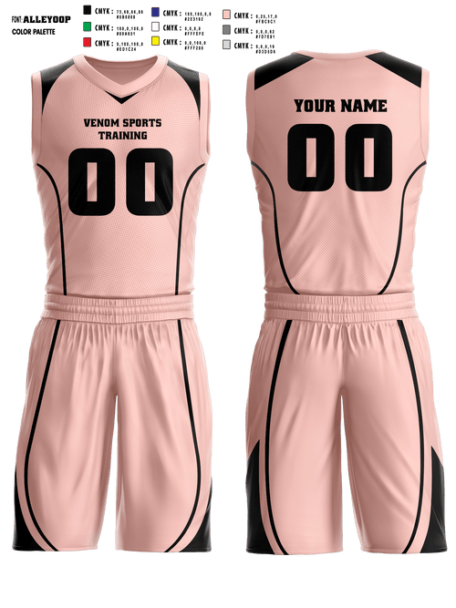 Basketball Uniform, Venom Sports Training, Men's Basketball, Teamtime, Team time, sublimation, custom sports apparel, team uniforms, spirit wear, spiritwear, sports uniforms, custom shirts, team store, custom team store, fundraiser sports, apparel fundraiser