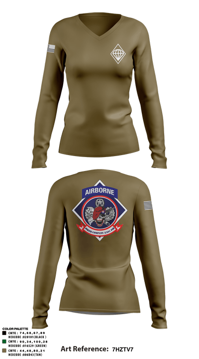 Joker Company 2/501 PIR 76292379 Women's Long Sleeve V-neck Shirt - 3