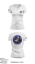 Violent crime squad 63022699 Women's Short Sleeve V-neck Shirt - 2