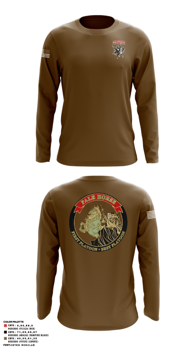 Pale Horse 72886265 Long Sleeve Performance Shirt - 19