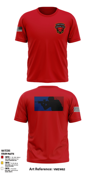 Short Sleeve Performance Shirt, Cyndicate Operational Group, E-Sports, Teamtime, Team time, sublimation, custom sports apparel, team uniforms, spirit wear, spiritwear, sports uniforms, custom shirts, team store, custom team store, fundraiser sports, apparel fundraiser