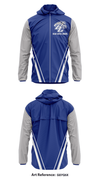 Bear Creek Bruins 32869478 Windbreaker - 1