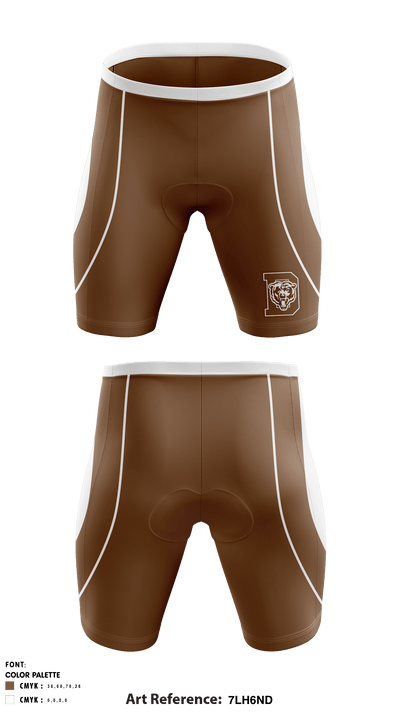 Delran High School Wrestling 89684871 Men's Compression Shorts - 1
