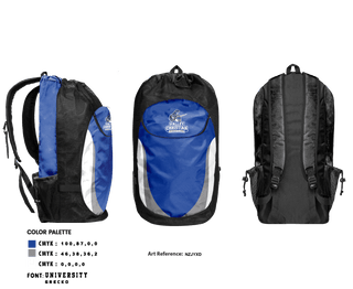 Gear Bag, Valley Christian High School Wrestling, Wrestling, Teamtime, Team time, sublimation, custom sports apparel, team uniforms, spirit wear, spiritwear, sports uniforms, custom shirts, team store, custom team store, fundraiser sports, apparel fundraiser