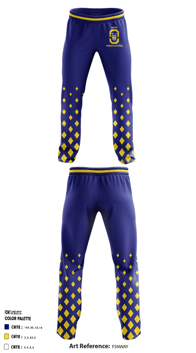 Oconto High School Volleyball 41591777 Sweatpants - 1