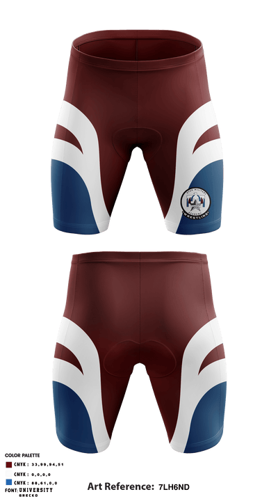 UMA-HF Wrestling 94080629 Men's Compression Shorts - 1