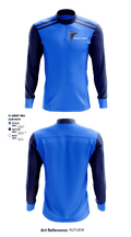 Duarte High School Tennis 45952175 Quarter Zip Jacket - 1