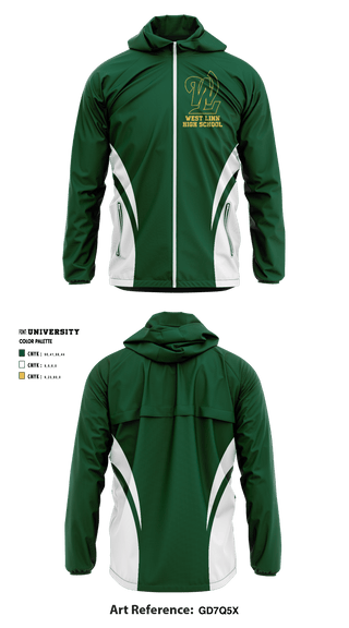 Windbreaker, West Linn High School Cheer, School Spirit Store, Teamtime, Team time, sublimation, custom sports apparel, team uniforms, spirit wear, spiritwear, sports uniforms, custom shirts, team store, custom team store, fundraiser sports, apparel fundraiser