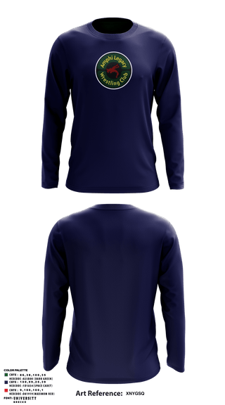 Long Sleeve Performance Shirt, Amphi Legacy Wrestling Club, Wrestling, Teamtime, Team time, sublimation, custom sports apparel, team uniforms, spirit wear, spiritwear, sports uniforms, custom shirts, team store, custom team store, fundraiser sports, apparel fundraiser