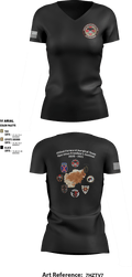 402nd Forward Surgical Team 1621441 Women's Short Sleeve V-neck Shirt - 6