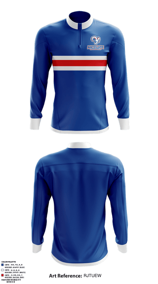 Quarter Zip Jacket, Antelope Union HS Golf, Golf, Teamtime, Team time, sublimation, custom sports apparel, team uniforms, spirit wear, spiritwear, sports uniforms, custom shirts, team store, custom team store, fundraiser sports, apparel fundraiser