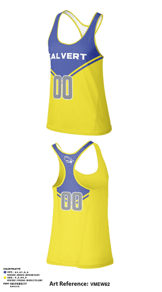 Tank Top, Calvert High School Lacrosse, Women's Lacrosse, Teamtime, Team time, sublimation, custom sports apparel, team uniforms, spirit wear, spiritwear, sports uniforms, custom shirts, team store, custom team store, fundraiser sports, apparel fundraiser