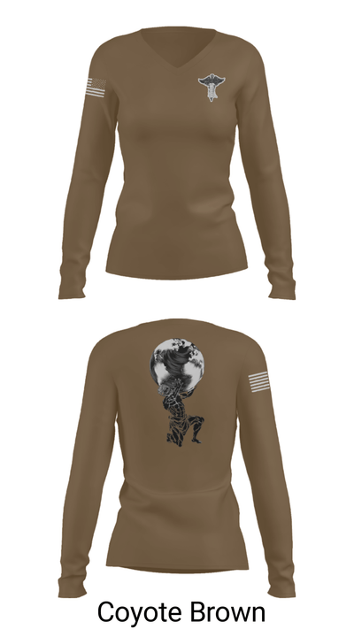 Physical Medicine 83628421 Women's Long Sleeve V-neck Shirt - 20