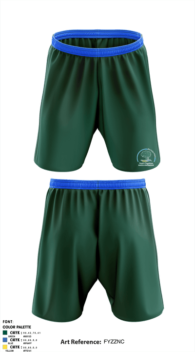 South Kingstown Parks & Recreation 83401410 Athletic Shorts With Pockets - 1