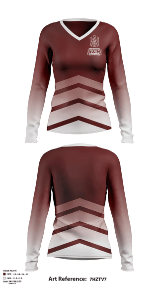 Long Sleeve Performance Shirt, Alabama A & M Volleyball, Women's Volleyball, Teamtime, Team time, sublimation, custom sports apparel, team uniforms, spirit wear, spiritwear, sports uniforms, custom shirts, team store, custom team store, fundraiser sports, apparel fundraiser