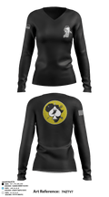 OG-73 9035645 Women's Long Sleeve V-neck Shirt - 1