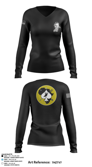 Women's Long Sleeve Vneck Shirt, , Army, Teamtime, Team time, sublimation, custom sports apparel, team uniforms, spirit wear, spiritwear, sports uniforms, custom shirts, team store, custom team store, fundraiser sports, apparel fundraiser