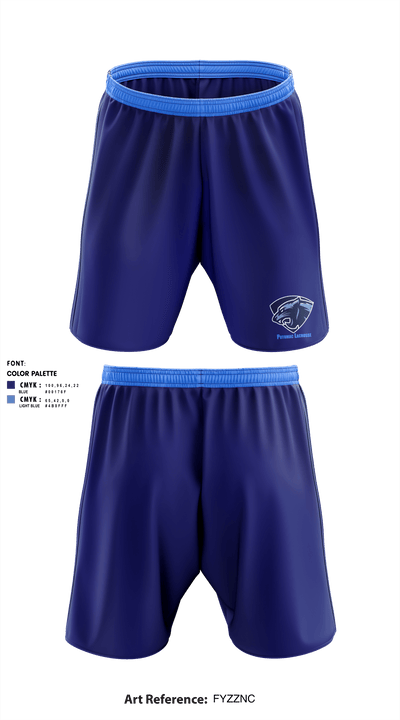 Potomac Senior High School Lacrosse 62024582 Athletic Shorts With Pockets - 1