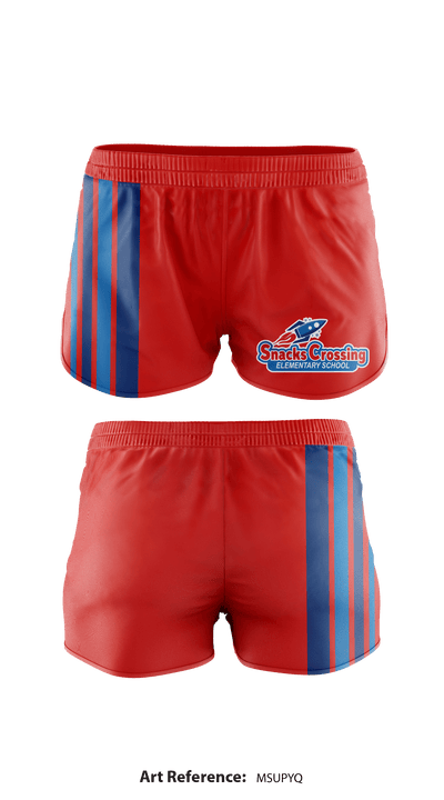 Snacks Crossing Elementary 20052377 Women's Shorts - 1