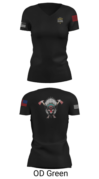 Women's Short Sleeve Vneck Shirt, , Army, Teamtime, Team time, sublimation, custom sports apparel, team uniforms, spirit wear, spiritwear, sports uniforms, custom shirts, team store, custom team store, fundraiser sports, apparel fundraiser