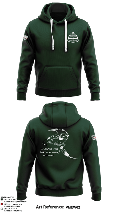 Wind River Agency Fire & Forestry 75939115 Hoodie - 1