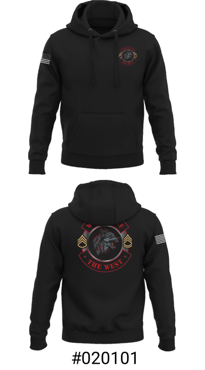 Wolves of the west 83450229 Hoodie - 43