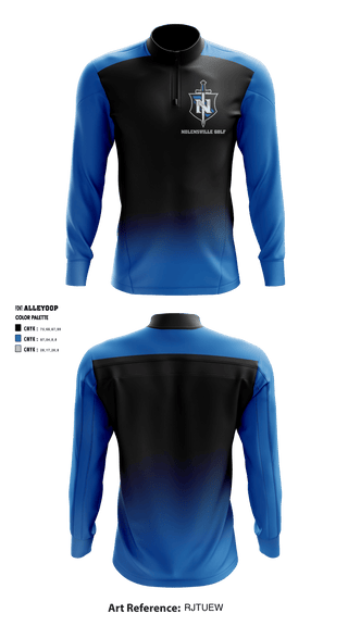 Quarter Zip Jacket, Nolensville High School Golf, Golf, Teamtime, Team time, sublimation, custom sports apparel, team uniforms, spirit wear, spiritwear, sports uniforms, custom shirts, team store, custom team store, fundraiser sports, apparel fundraiser