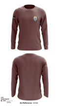 USS CÁRTER HALL 91136277 Long Sleeve Performance Shirt - 1