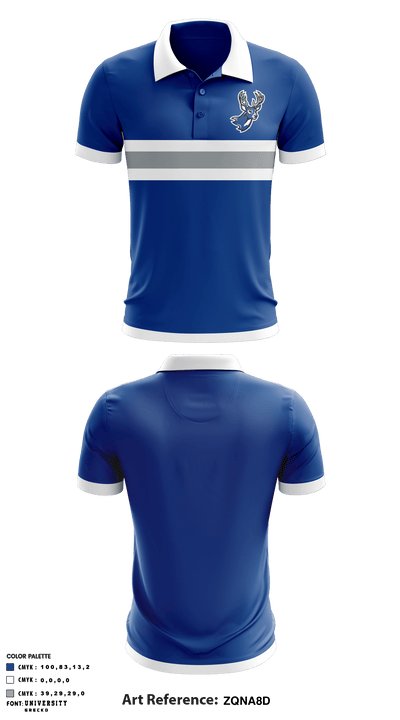 Deer Creek High School Golf 28128572 Short Sleeve Performance Polo - 1