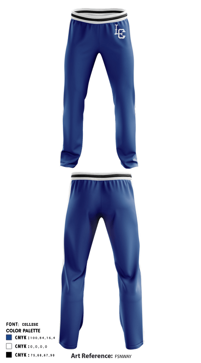 L'Anse Creuse High School Women's Volleyball 89770614 Sweatpants - 1