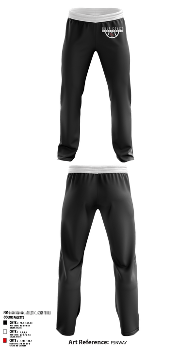 Gulf Coast Heat Basketball 74012011 Sweatpants - 1