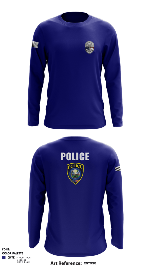 Long Sleeve Performance Shirt, , Police, Teamtime, Team time, sublimation, custom sports apparel, team uniforms, spirit wear, spiritwear, sports uniforms, custom shirts, team store, custom team store, fundraiser sports, apparel fundraiser