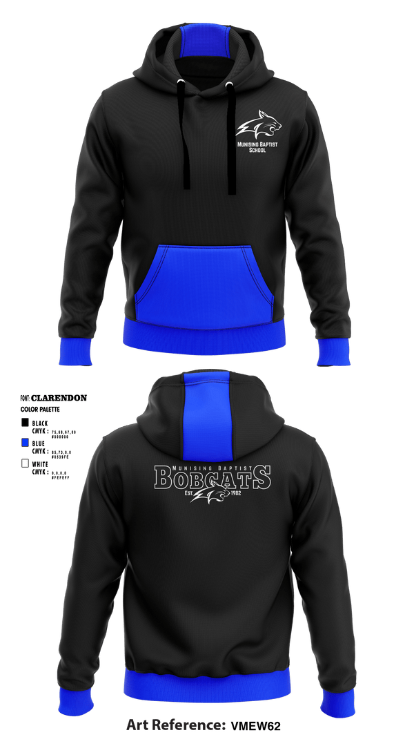 Hoodie, Munising Baptist School Bobcats, Men's Basketball, Teamtime, Team time, sublimation, custom sports apparel, team uniforms, spirit wear, spiritwear, sports uniforms, custom shirts, team store, custom team store, fundraiser sports, apparel fundraiser