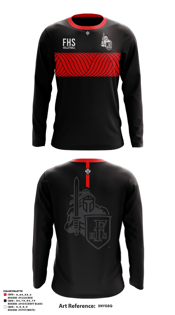 Long Sleeve Performance Shirt, Fairview HS Boys Volleyball, Men's Volleyball, Teamtime, Team time, sublimation, custom sports apparel, team uniforms, spirit wear, spiritwear, sports uniforms, custom shirts, team store, custom team store, fundraiser sports, apparel fundraiser