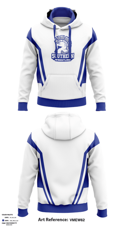 Southern High School Wrestling 65040705 Hoodie - 1