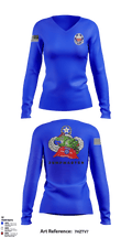 82nd BSB 82nd ABN DIV 96465842 Women's Long Sleeve V-neck Shirt - 1