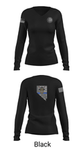 US Federal Air Marshals 31375832 Women's Long Sleeve V-neck Shirt - 40