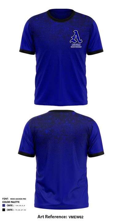 Auburn High School Cross Country 52612007 Short Sleeve Performance Shirt - 1