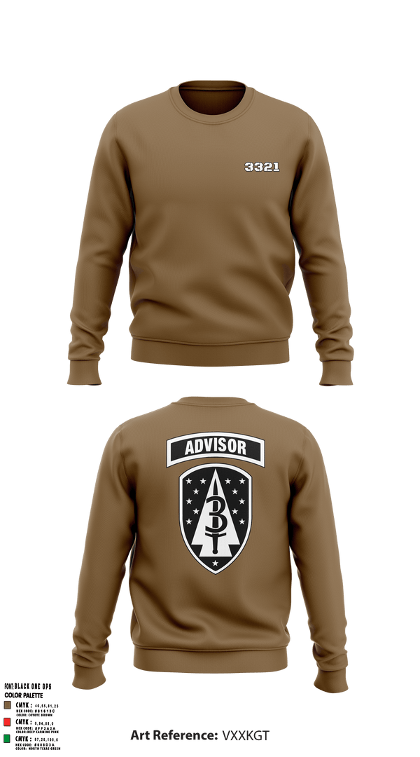 Crew Neck Sweatshirt, , Army, Teamtime, Team time, sublimation, custom sports apparel, team uniforms, spirit wear, spiritwear, sports uniforms, custom shirts, team store, custom team store, fundraiser sports, apparel fundraiser