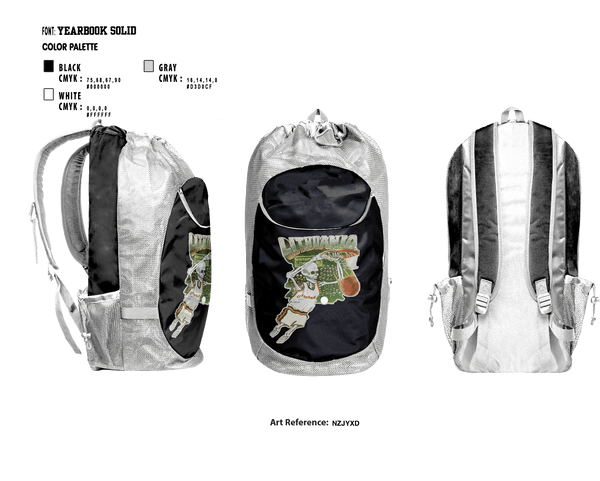 Gear Bag, SAN FRANCISCO PARNASSUS BASKETBALL, Men's Basketball, Teamtime, Team time, sublimation, custom sports apparel, team uniforms, spirit wear, spiritwear, sports uniforms, custom shirts, team store, custom team store, fundraiser sports, apparel fundraiser